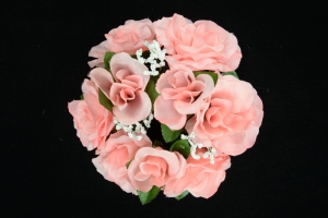Peach Candle Ring For Pillar Candle (Lot of 1) SALE ITEM